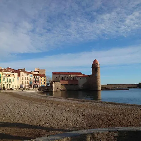 3fan4-charmant Appartement-vue Sur La Et Clocher De Collioure