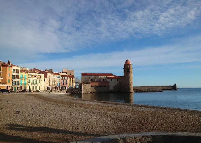 3fan4-charmant Appartement-vue Sur La Et Clocher De Collioure