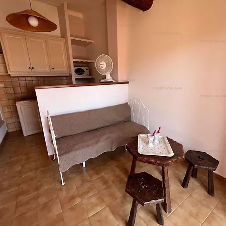 3fan4-charmant Appartement-vue Sur La Et Clocher De * Collioure