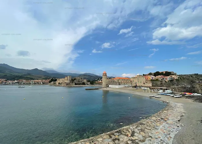 3fan4-charmant Appartement-vue Sur La Et Clocher De Collioure