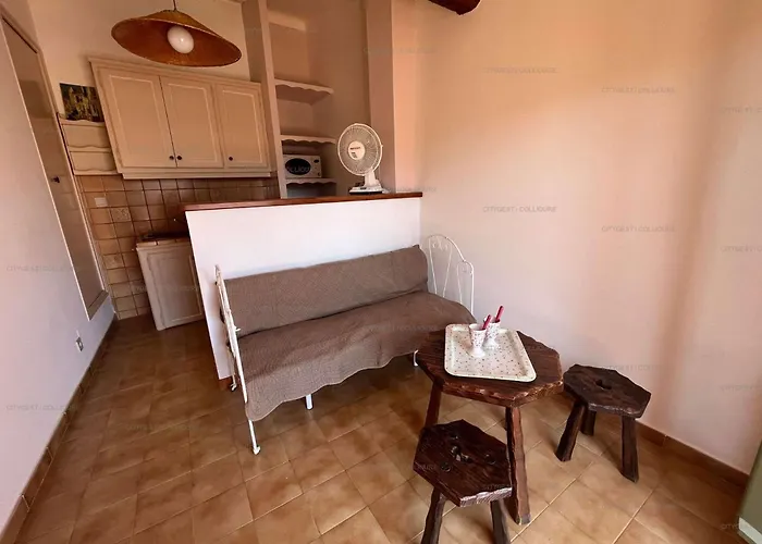 3fan4-charmant Appartement-vue Sur La Et Clocher De * Collioure